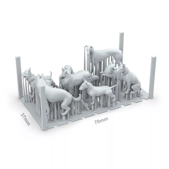 Modellbauzubehör AK Basing Bits - Hunde - AK-Interactive