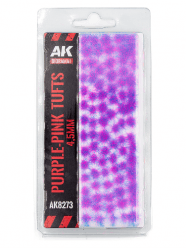 Modellbau-Bewuchs AK - Purple-pink tufts (4,5 mm)