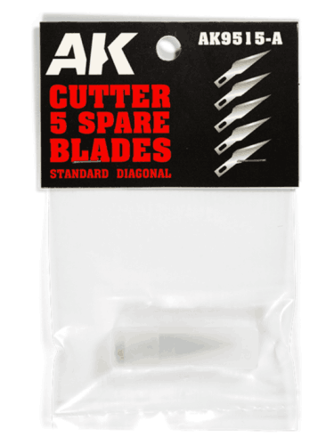 Ersatzklingen fürs Modelliermesser AK - Hobby knife (5 Stk)