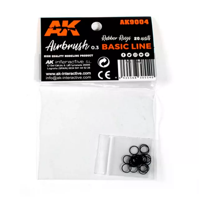 Dichtung AK Airbrush – Gummidichtung (20 Stk) - AK-Interactive