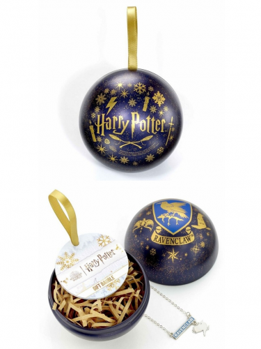 Weihnachtsschmuck Harry Potter- Ravenclaw (mit Anhänger innen)