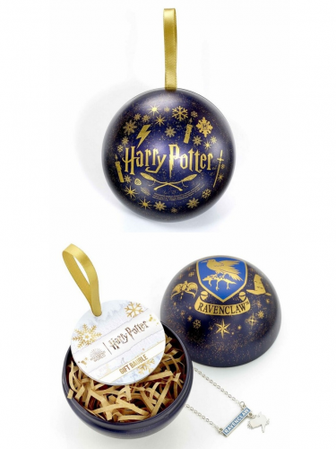 Weihnachtsschmuck Harry Potter - Ravenclaw (mit Anhänger innen) (beschädigte Verpackung)