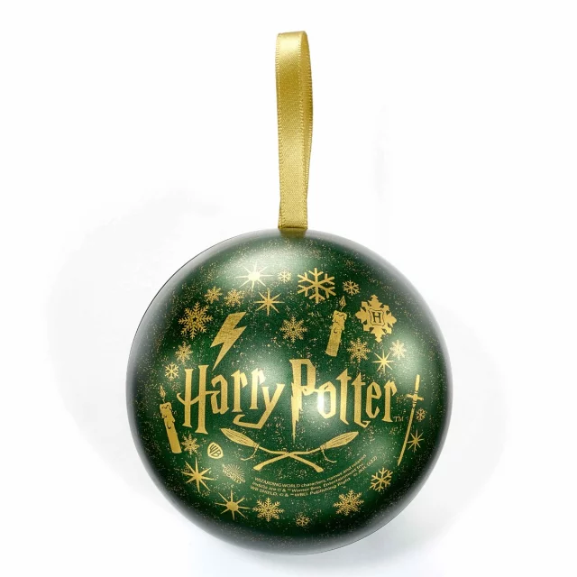 Weihnachtsdekoration Harry Potter- Slytherin (mit Anhänger innen)