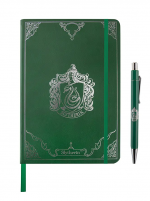 Geschenkset Harry Potter - Slytherin (Notizbuch, Kugelschreiber)