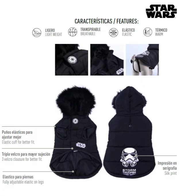 Kostüm für Hunde Star Wars - Stormtrooper