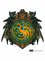 Puzzle Game of Thrones - House Targaryen (aus Holz)