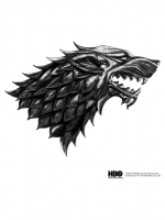 Puzzle Game of Thrones - Metallic Sigil Stark (aus Holz)