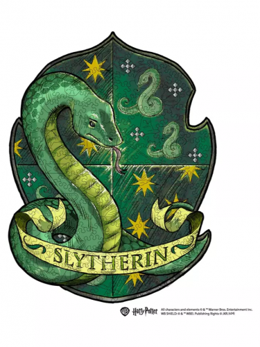 Puzzle Harry Potter - Slytherin Crest (aus Holz)