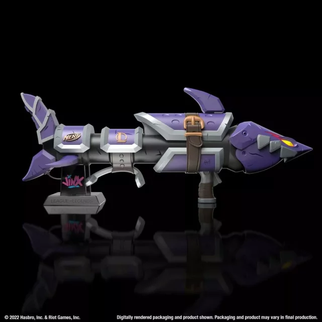 Replik der Waffe League of Legends - Jinx Fishbones Blaster 93 cm (NERF)