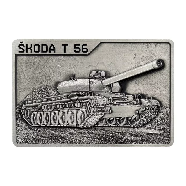 Sammlerplakette World of Tanks - Škoda T-56 (Xzone Exclusive)