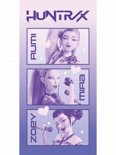 Handtuch KPop Demon Hunters - Huntrix
