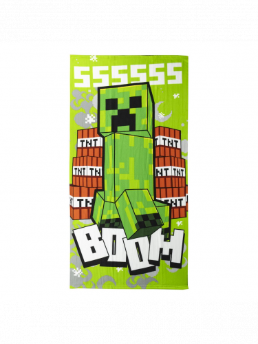 Handtuch Minecraft - Creeper Boom