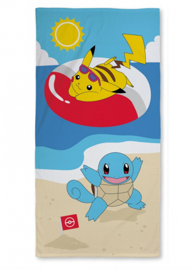 Handtuch Pokémon - Pikachu and Squirtle