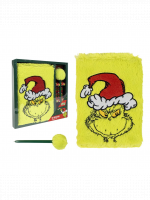 Geschenkset Grinch - Grinch Plush (Notizbuch, Stift)