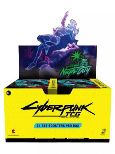 Kartenspiel Cyberpunk TCG: Welcome to Night City - Booster Box (24 Booster) (ENGLISCHE VERSION)