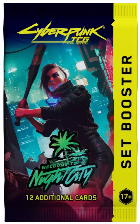 Kartenspiel Cyberpunk TCG: Welcome to Night City - Booster (12 Karten) (ENGLISCHE VERSION) - TCG Sammelkartenspiel