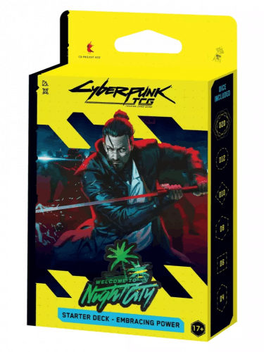 Kartenspiel Cyberpunk TCG: Welcome to Night City - Starter Deck - Embracing Power (ENGLISCHE VERSION)