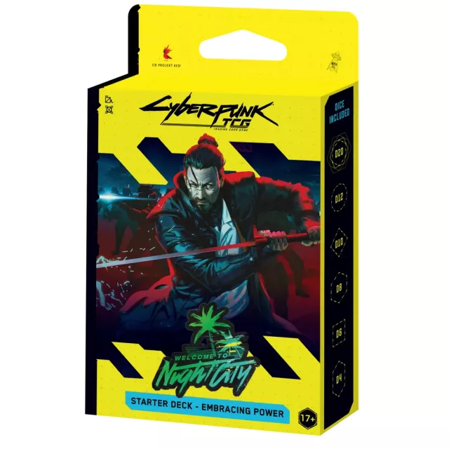 Kartenspiel Cyberpunk TCG: Welcome to Night City - Starter Deck - Embracing Power (ENGLISCHE VERSION) - TCG Sammelkartenspiel