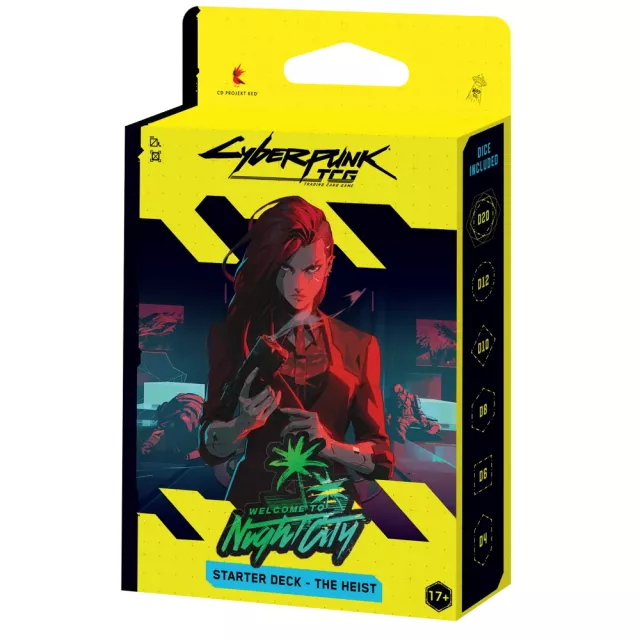 Kartenspiel Cyberpunk TCG: Welcome to Night City - Starter Deck - The Heist (ENGLISCHE VERSION) - TCG Sammelkartenspiel