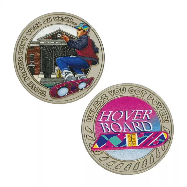 Sammlermünze Back to the Future - Hoverboard Coin - Replik