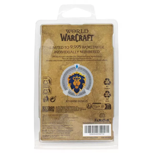 Sammlermünze World of Warcraft - Alliance & Horde - Stück limitiert