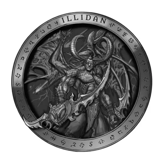 Sammlermünze World of Warcraft - Illidan Commemorative Bronze Medal