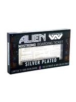 Sammlerplakette Alien - Nostromo Ticket (versilbert)