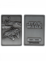 Sammlerplakette Star Wars - Millenium Falcon Ingot Limited Edition