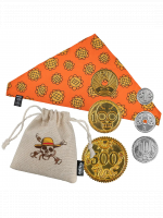 Geschenkset One Piece - Nami's Bandana & Berry Coins (Tuch und Münzen)