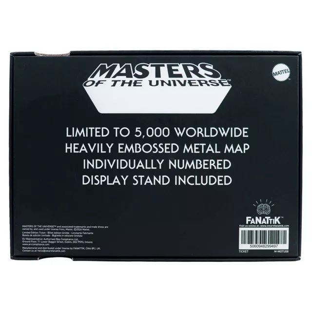Metallreplik der Karte Masters of the Universe - Eternia - Stück limitiert
