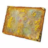 Metallreplik der Karte World of Warcraft - Azeroth Limited Edition - Stück limitiert