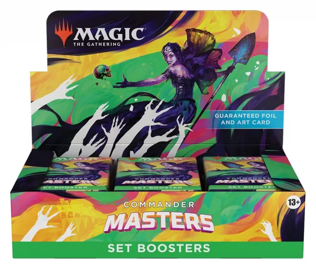 Kartenspiel Magic: The Gathering Commander Masters - Set Booster Box (24 Booster)