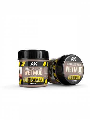 Acryl-Textur AK - Splatter Effects Wet Mud (100 ml)