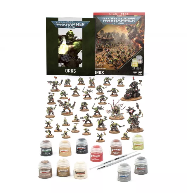 Warhammer 40,000 - Getting Started with Orks ENG - Brettspiel