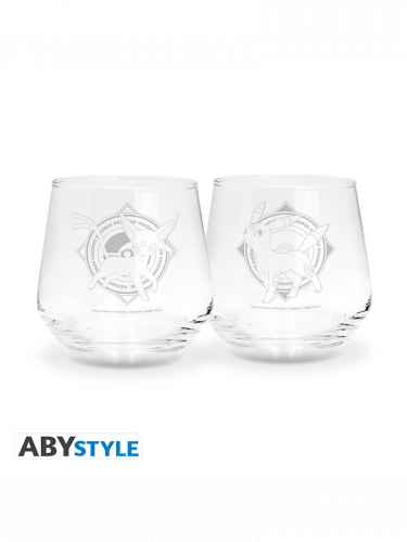 Glas Pokémon - Espeon & Umbreon