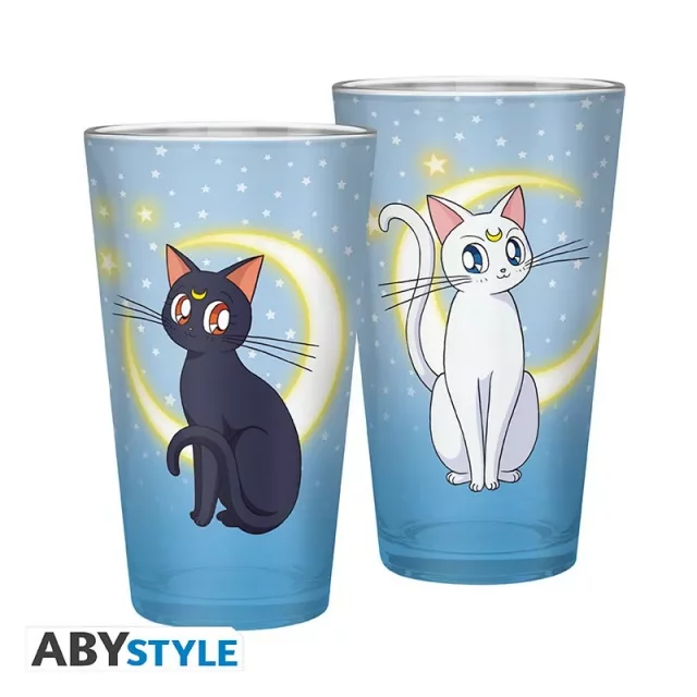 Glas Sailor Moon - Cats Luna & Artemis