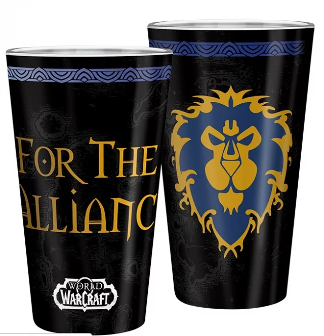 World of Warcraft Glas - For the Alliance