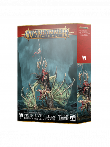 W-AOS: Soulblight Gravelords - Prince Vhodrai Lord of The Crimson Keep (1 Figur)