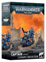 W40k: Space Marines - Captain on Bike (1 Figur)