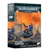 W40k: Space Marines - Captain on Bike (1 Figur) - Warhammer