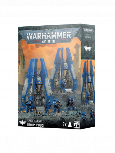 W40k: Space Marines - Drop Pods (2 Figuren)