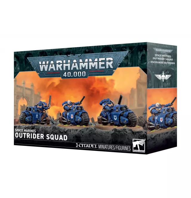 W40k: Space Marines - Outrider Squad (3 Figuren) - Warhammer