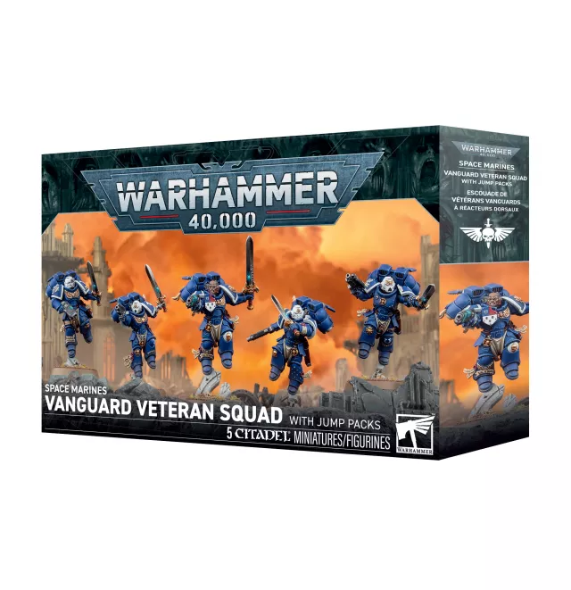 W40k: Space Marines - Vanguard Veteran Squad with Jump Packs (5 Figuren) - Warhammer