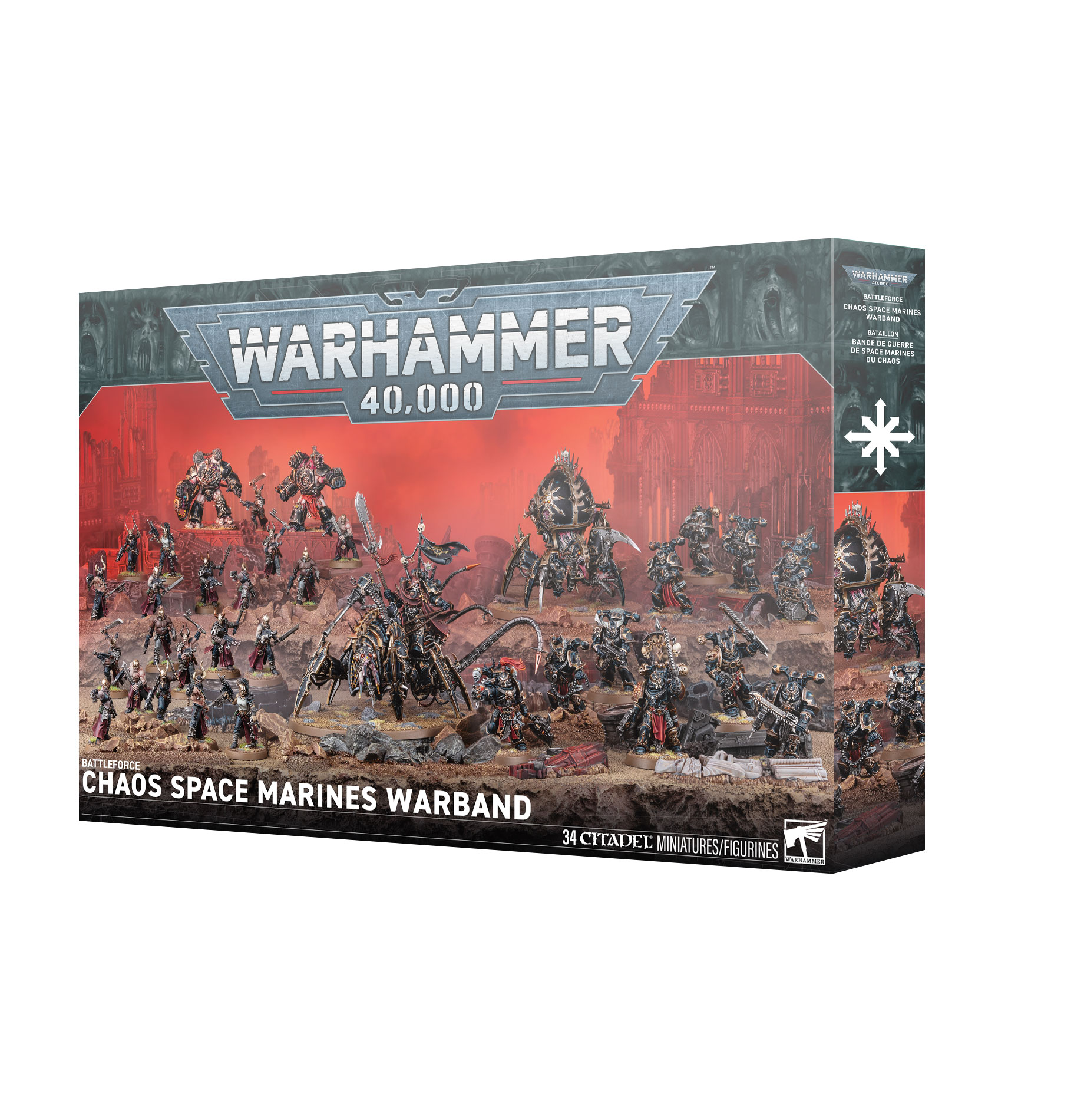 W-AOS: Battleforce: Chaos Space Marines Warband (34 Figuren)