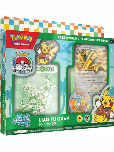 Kartenspiel Pokémon TCG - 2025 World Championship Deck - Fu Guan Liao - Gholdengo ex - Seniors Champion (ENGLISCHE VERSION)