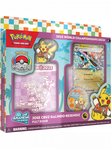 Kartenspiel Pokémon TCG - 2025 World Championship Deck - Jose Cruz Galindo Resendiz - Dragapult ex - Juniors Runner-Up (ENGLISCHE VERSION)