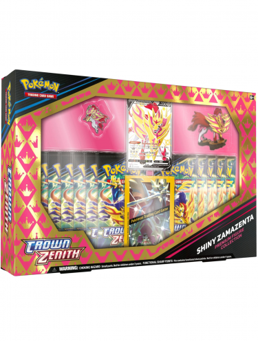 Kartenspiel Pokemon TCG: Crown Zenith - Premium Figur Collection (Glänzendes Zamazenta) (ENGLISCHE VERSION)