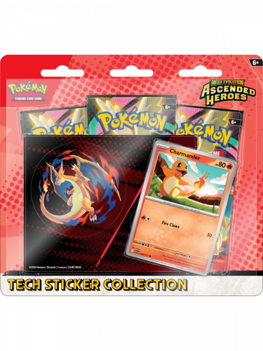 Kartenspiel Pokémon TCG: Mega Evolution - Ascended Heroes Charmander Tech Sticker Collection (ENGLISCHE VERSION)