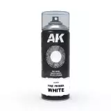 AK Fine Primer White Spray - Grundfarbe, Weiß (Spray) - AK-Interactive