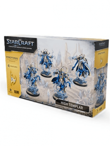 Figurenspiel StarCraft - Tabletop Miniature Game - Protoss - High Templar (4 Figuren)